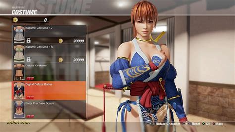 Dead Or Alive 6 Kasumi All Costumes Gameplay 2020 1080p60fps