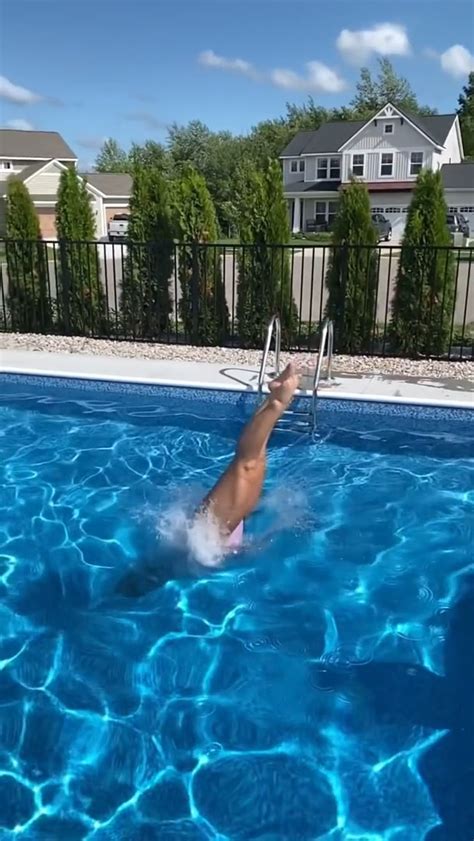 Fancy Diving Jumps Off Diving Board In Pool Reels By Underwater Tori Reels