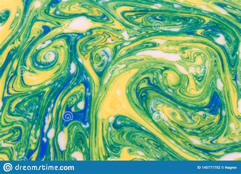 Green Yellow Blue Marble Background Stock Photo Image Of Marbled