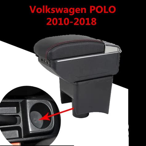 For Volkswagen Polo Mk5 6r Vento 2010 2018 Dual Layer Armrest Arm Rest