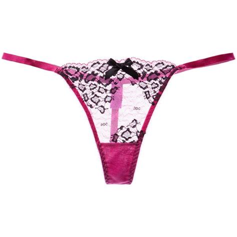 l agent by agent provocateur reya trixie thongs 26 liked on polyvore featuring intimates