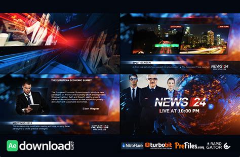 One of the best ways to improve your after effects skill is by taking apart templates and seeing how other people create. BROADCAST DESIGN - NEWS 24 PACKAGE (VIDEOHIVE) - FREE ...