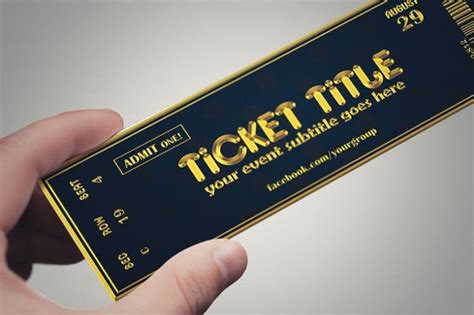 32 Inspiring Examples Of Creative Ticket Designs Psd Ai Word