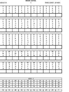 In our previous class, we learned and practiced the addition of real numbers with the help of sutra. Ucmas abacus worksheets for level 1 pdf, akzamkowy.org