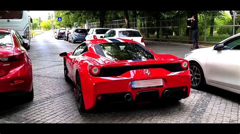 Very Loud Ferrari 458 Speciale Revs And Acceleration
