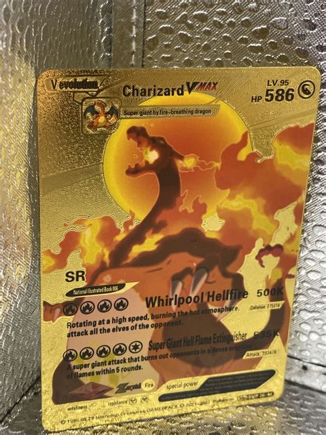 Mavin Charizard Vmax Hp Gold Foil Pokemon Card