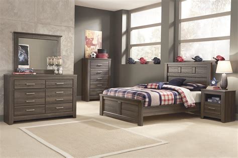 For full size bedroom set, this means a set with a bed measured at 54 x 75. Signature Design by Ashley Juararo Full Bedroom Group ...