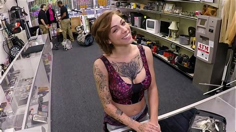 xxx pawn tattooed babe harlow harrison gives pawnshop owner a hard time xxx mobile porno