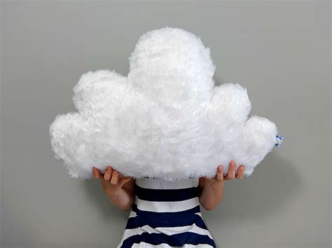 Items Similar To White Fluffy Cloud Pillow Cushion Faux Fur Soft And