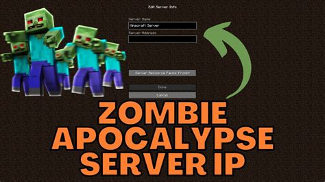Minecraft Zombie Apocalypse Server Ip Address Youtube