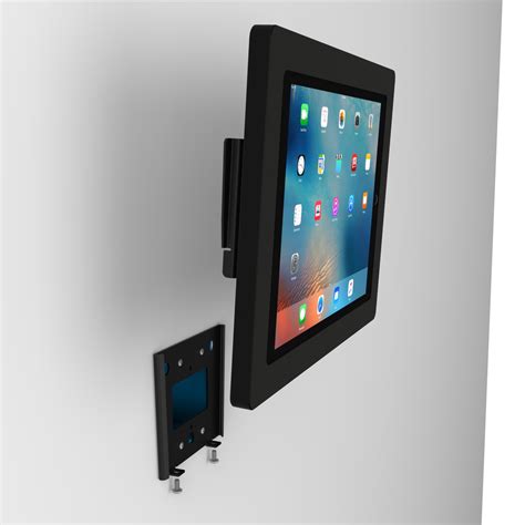 Fixed Slim Wall 129 Inch Ipad Pro Tablet Mount Black