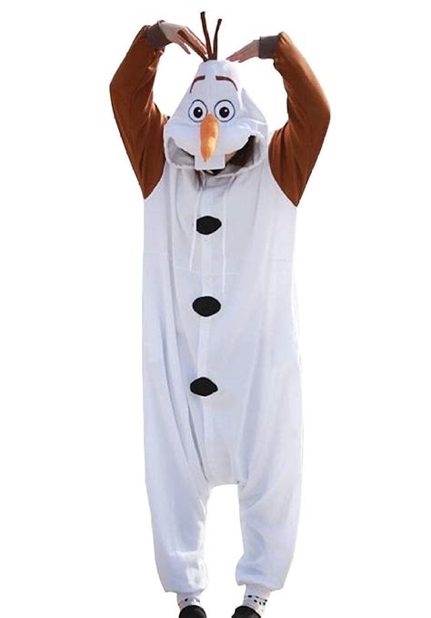 Disney Frozen Olaf Character Adult Costumes Pajama Onesies Best