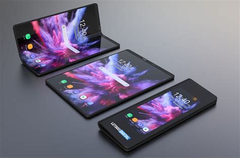 Samsungs Folding Smartphone Imagined In Beautiful New Renders Neowin