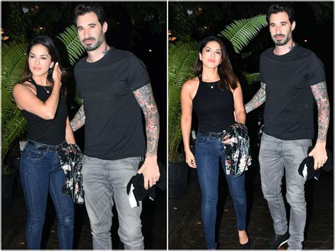 Photo Sunny Leone And Husband Daniel Weber Spotted On A Dinner Date In