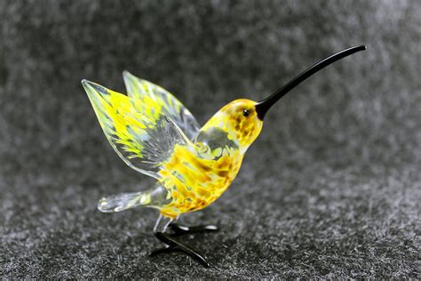 Glass Bird Art Glass Bird Home Decor Glass Birds Fused Glass Etsy