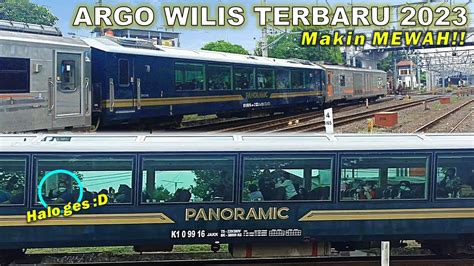 Perjalanan Perdana Argo Wilis Panoramic Ramai Kereta Api Siang Lempuyangan Progo Lodaya