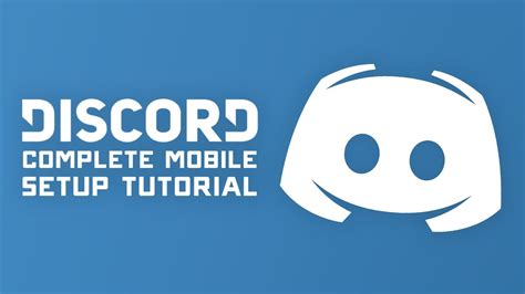 Complete Discord Mobile Voice Chat And Server Setup Tutorial Youtube