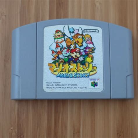Mario Story Paper Mario N64 Japan Nintendo 64 2000 For Sale Online Ebay