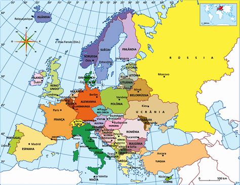 Mapa De Europa Con Nombres Y Capitales The Best Porn Website
