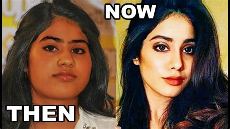 Jhanvi Kapoor Transformation Now And Then Youtube