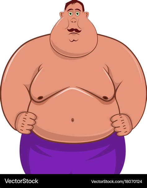 Fat And Thin Man Cartoon Character Royalty Free Vector Image Hot Sex Picture