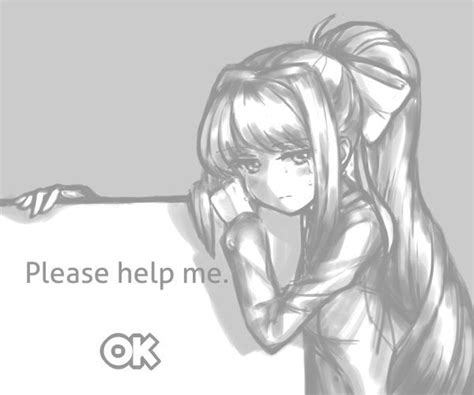"Can you hear me...?" (@Ideyoh on Twitter) : DDLC