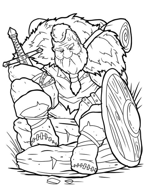 Coloring Pages Vikings