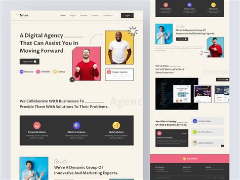 Agency Website Design Uplabs