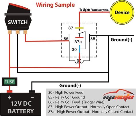 Wiring Diagram Bosch Relay 12v