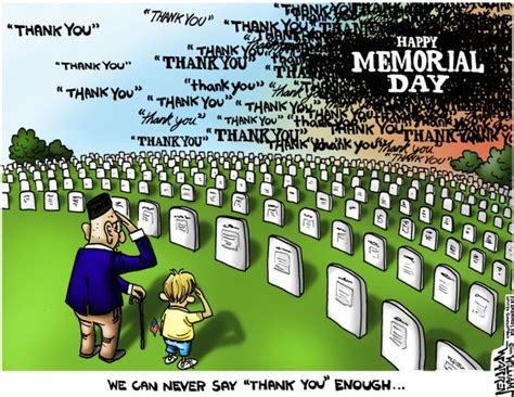 Cartoon Happy Memorial Day