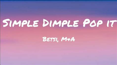Simple Dimple Pop It Manda And Бэтси Youtube