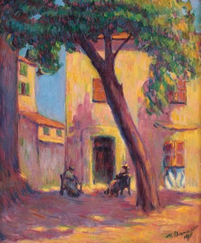 Landscape From Saint Tropez Nicolae Darascu Impressionism Painting