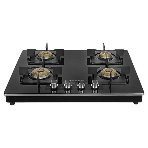 Buy Faber 4 Burner Stainless Steel Manual Ignition Glass Cooktop Elite