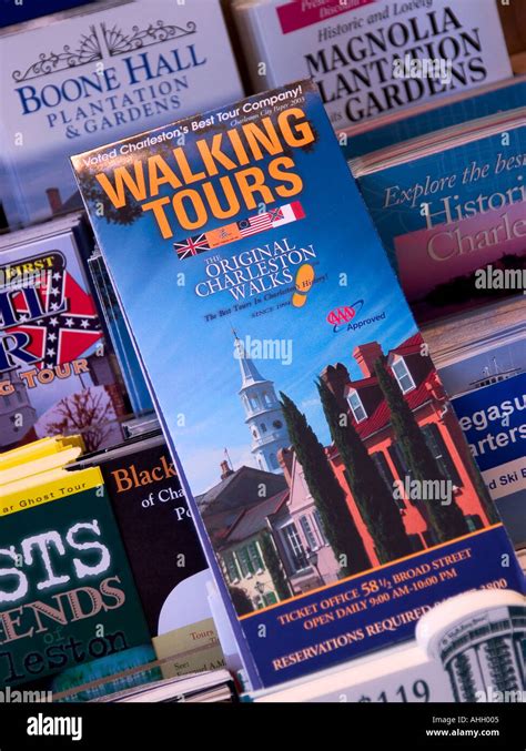 Walking Tours Brochure Charleston South Carolina Usa Stock Photo Alamy