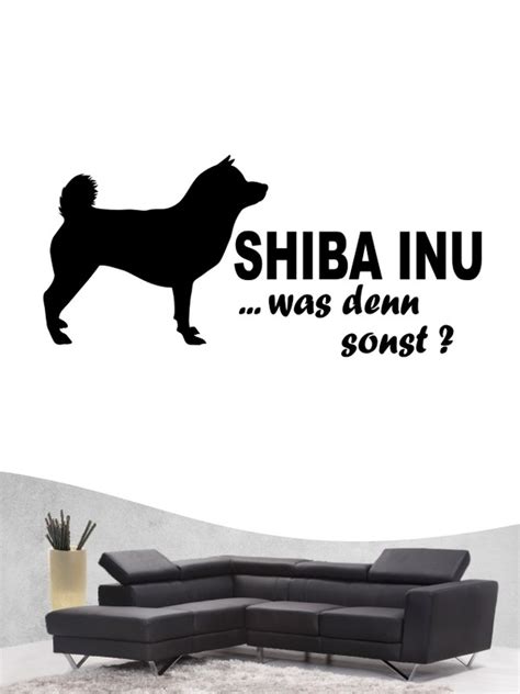 According to shiba inu, the reasoning behind the creation of shiba is that shibas constantly forget where they bury their treasure. Shiba Inu 7 Hunde-Wandtattoo in eigener Farbe & Größe by ...