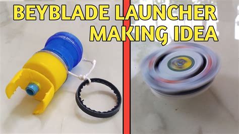 How To Make Beyblade Launcher Homemade Beyblade Launcher Plastic