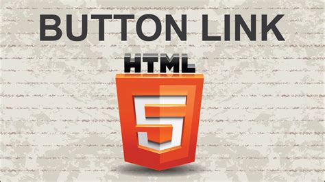 HTML Button Link - YouTube