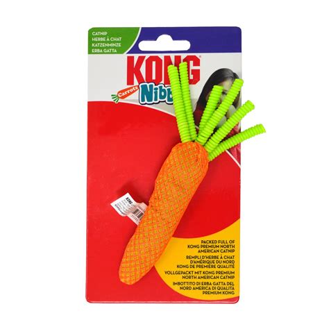 Kong Nibble Catnip Carrot Cat Toy