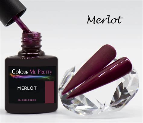 Gel Polish Merlot Colour Me Pretty Nails