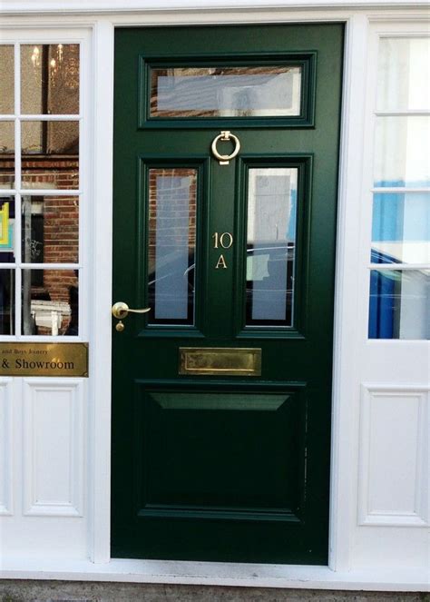 Victorian Front Door In Putney Dark Green Victorian Front Doors