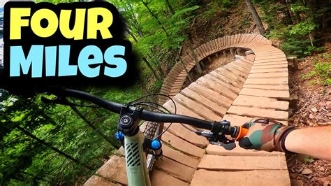 The Longest Downhill Mtb Trail In Michigan Endless Downhill Mountain