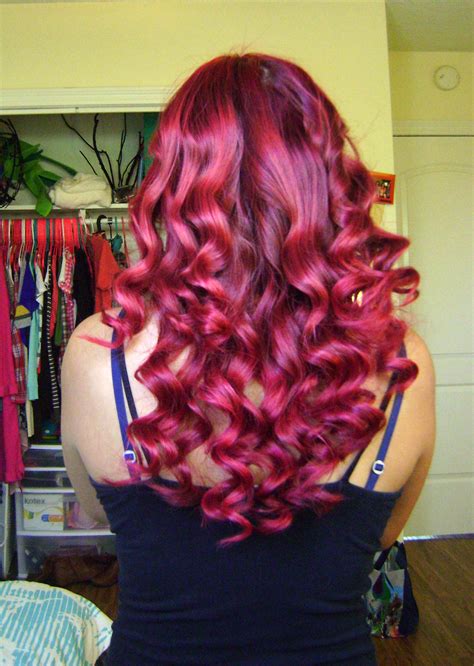 Red Hair Without Bleach Loreal Hi Color Highlights Curling Wand