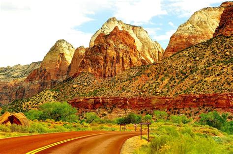 Beautiful Zion National Park Stock Photo Image Of Scenic Water 54968470