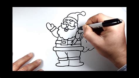 كيف رسم بابا نويل Youtube