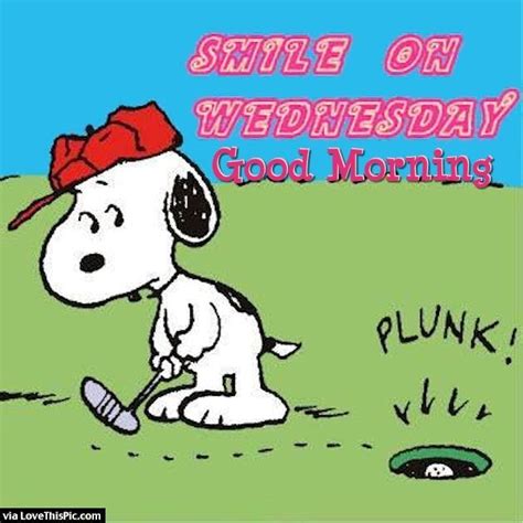 Smile On Wednesday Good Morning Snoopy Quote Pictures Photos And
