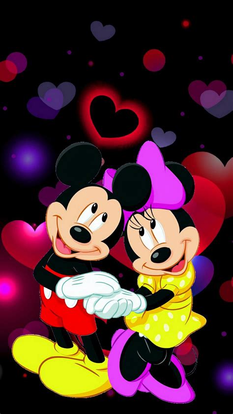 Pin By Heidi Lacy On Valentines Day Mickey Mouse Cartoon Mickey Mouse Wallpaper Minnie Mouse