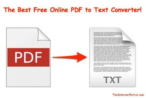 The Best Free Online Pdf To Text Converter The Internet Patrol