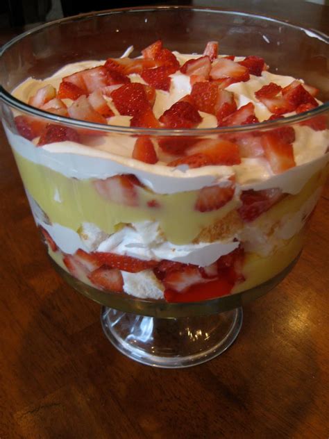 Add powder cake mix and pie filling to large mixing bowl, and stir together with large spoon or wooden spoon. Feast On This, Baby!: Strawberry Shortcake Trifle