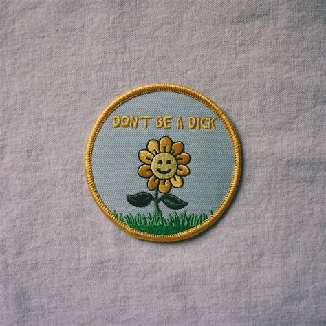 Dont Be A Dick Embroidered Patch Retrograde Supply Co
