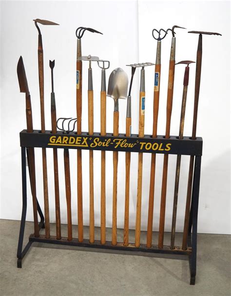 Sold Price Gardex Garden Tool Display With Tools March 5 0122 900
